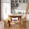 Flash Furniture Rectangle 40 in W, 84 in L, 30 in H, Pine Wood, Pinus Glabra, Steel, Light Natural XA-F-84X40-LN-GG - alternate 10